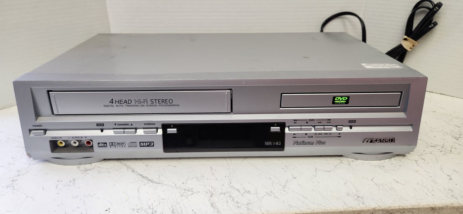Dvd vhs combo player