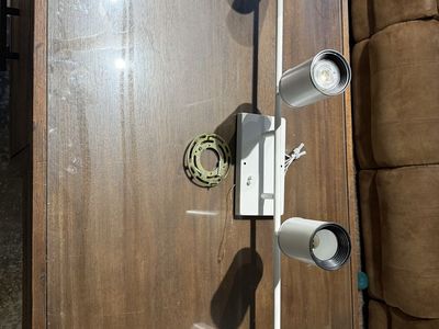 Lowes Allen-Roth Mason 36” 4-Light White Track Lighting Fixture
