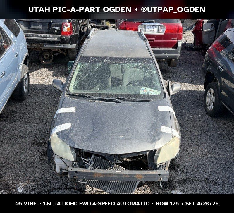 2005 Pontiac Vibe Parts - UTPAP Ogden