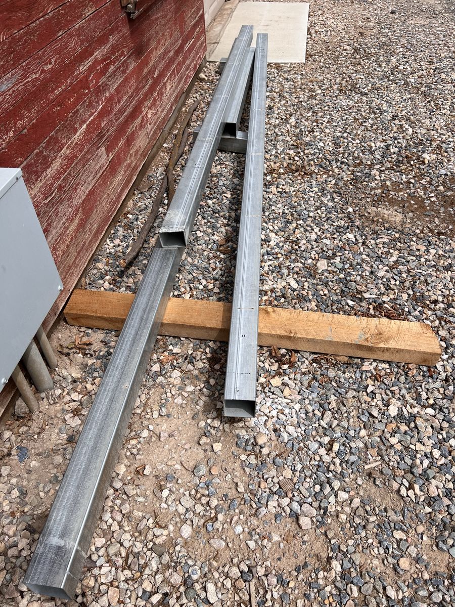 Galvanized Steel Square Tubing Metal 4”
