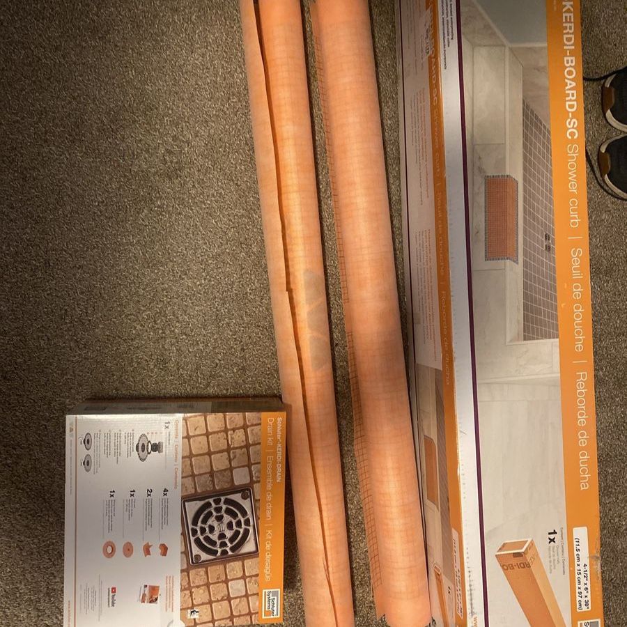Kerdi Schluter Bathroom water Proofing