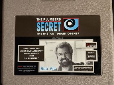 Bob Villa's "Plumbers Secret" Instant Drain Opener