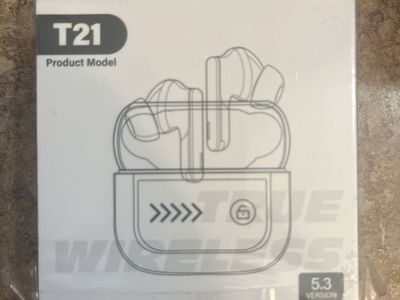 T21 True Wireless Earbuds Bluetooth 5.3 Version - New in Box