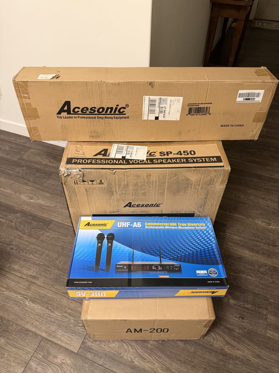 Acesonic Karaoke/PA System