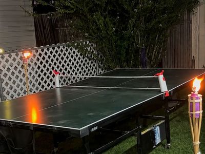 Tennis table and pennTable Tennis Net Set - Portable Retractable Net