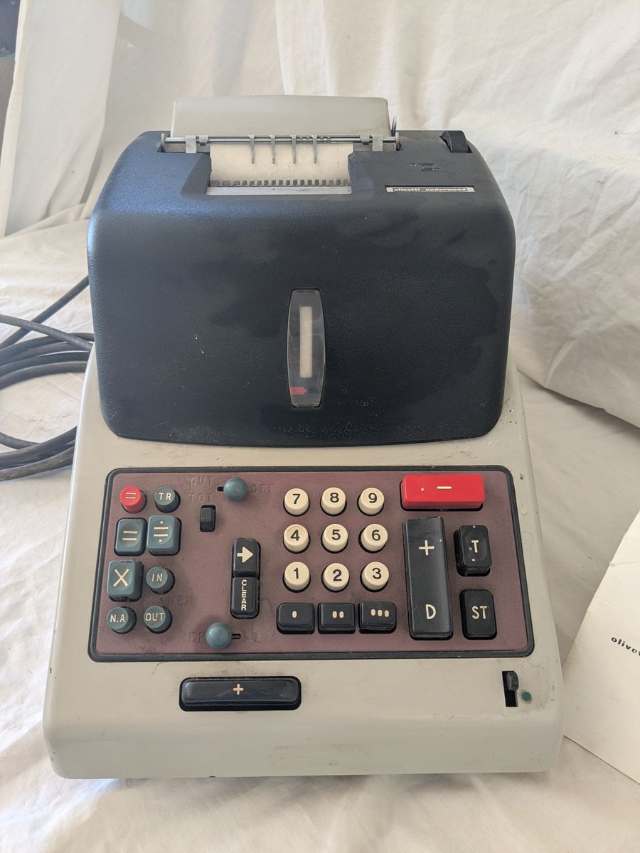 $50 OBO - Vintage Olivetti-Underwood Adding Machine