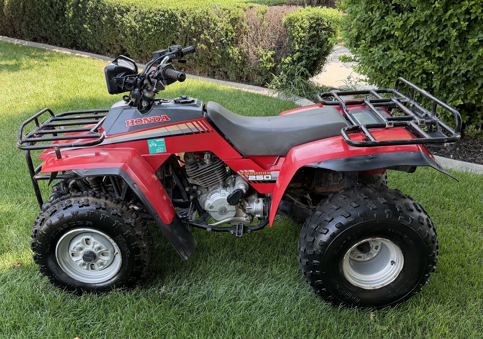 1986 Honda FourTrax 250 utility ATV (TRX250)