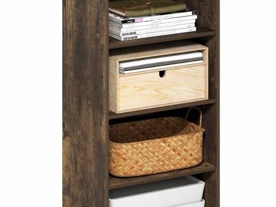 Furinno Basic Book Shelf, 4 -Tier Bookcase with open shelf