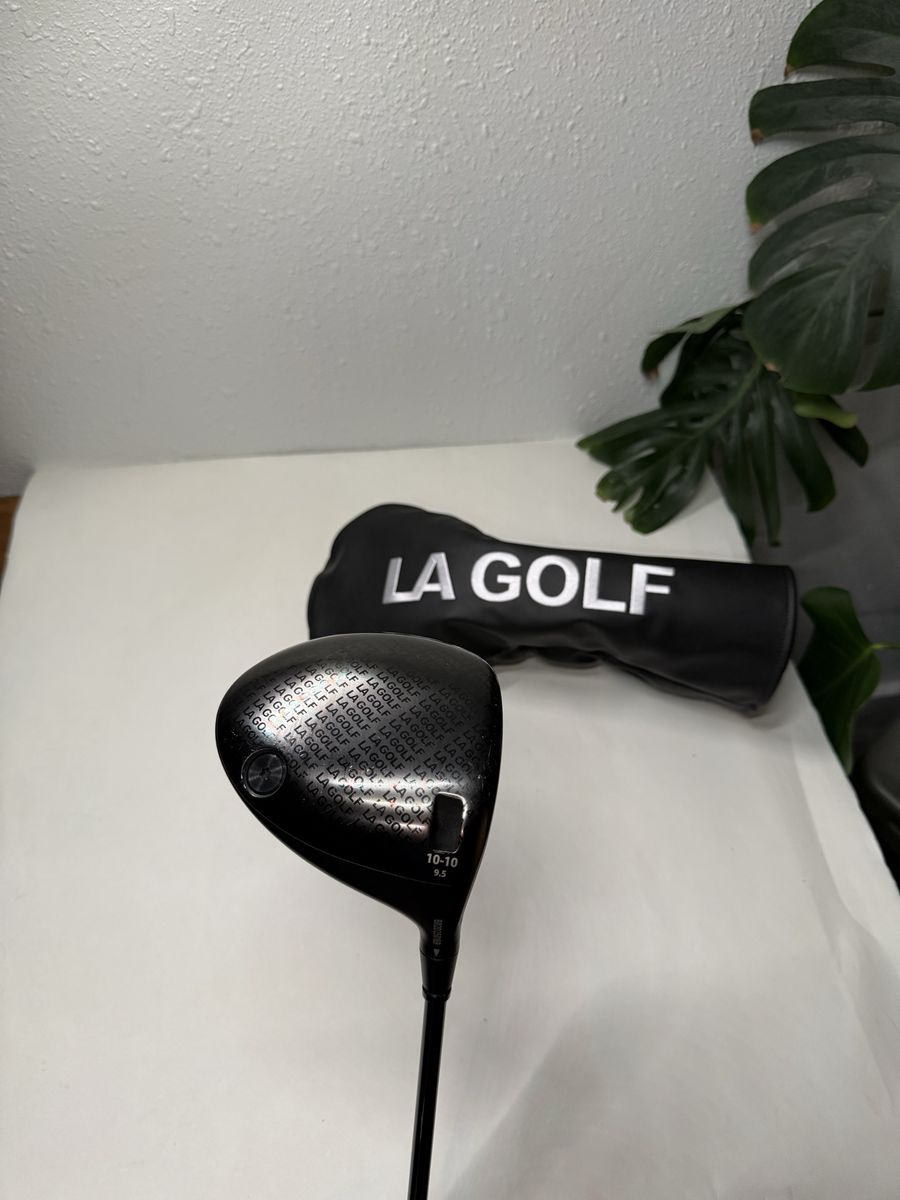LA GOLF 10-10 Driver 9.5° Gold Mid 55W 6 Stiff Graphite RH Headcover