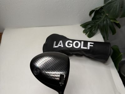 LA GOLF 10-10 Driver 9.5° Gold Mid 55W 6 Stiff Graphite RH Headcover