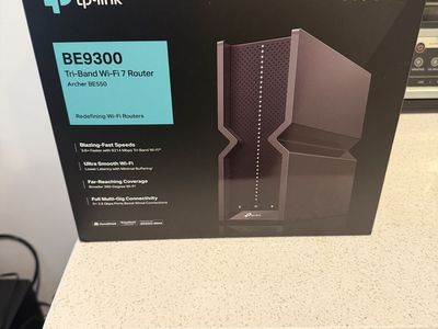 TP-Link Archer BE550 Wi-Fi 7 Router (BE9300) — Used One Month, Complete