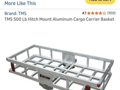 Cargo Carrier - 500lb, 2" Hitch Receiver