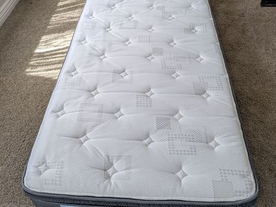 Twin XL Mattress and Frame (no box spring)
