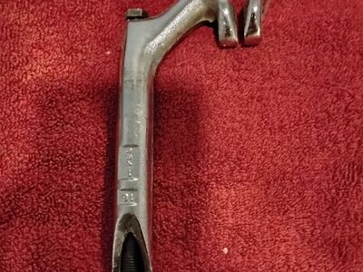 Vintage Schwinn bicycle goosenecks,pedals and miscellaneous parts