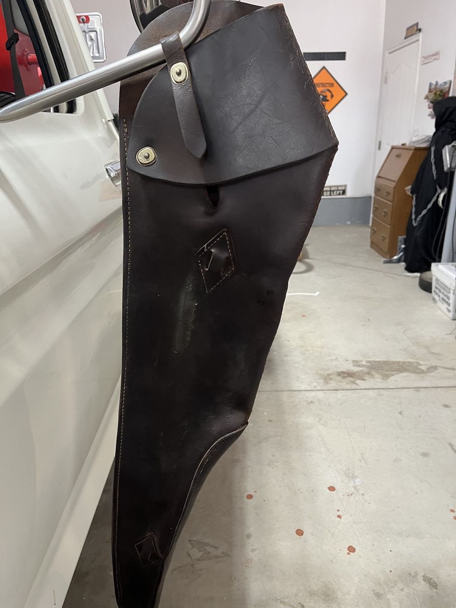 Leather Rifle Scabbard