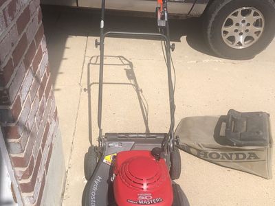 Honda HR215 5.0 Masters mower, $375
