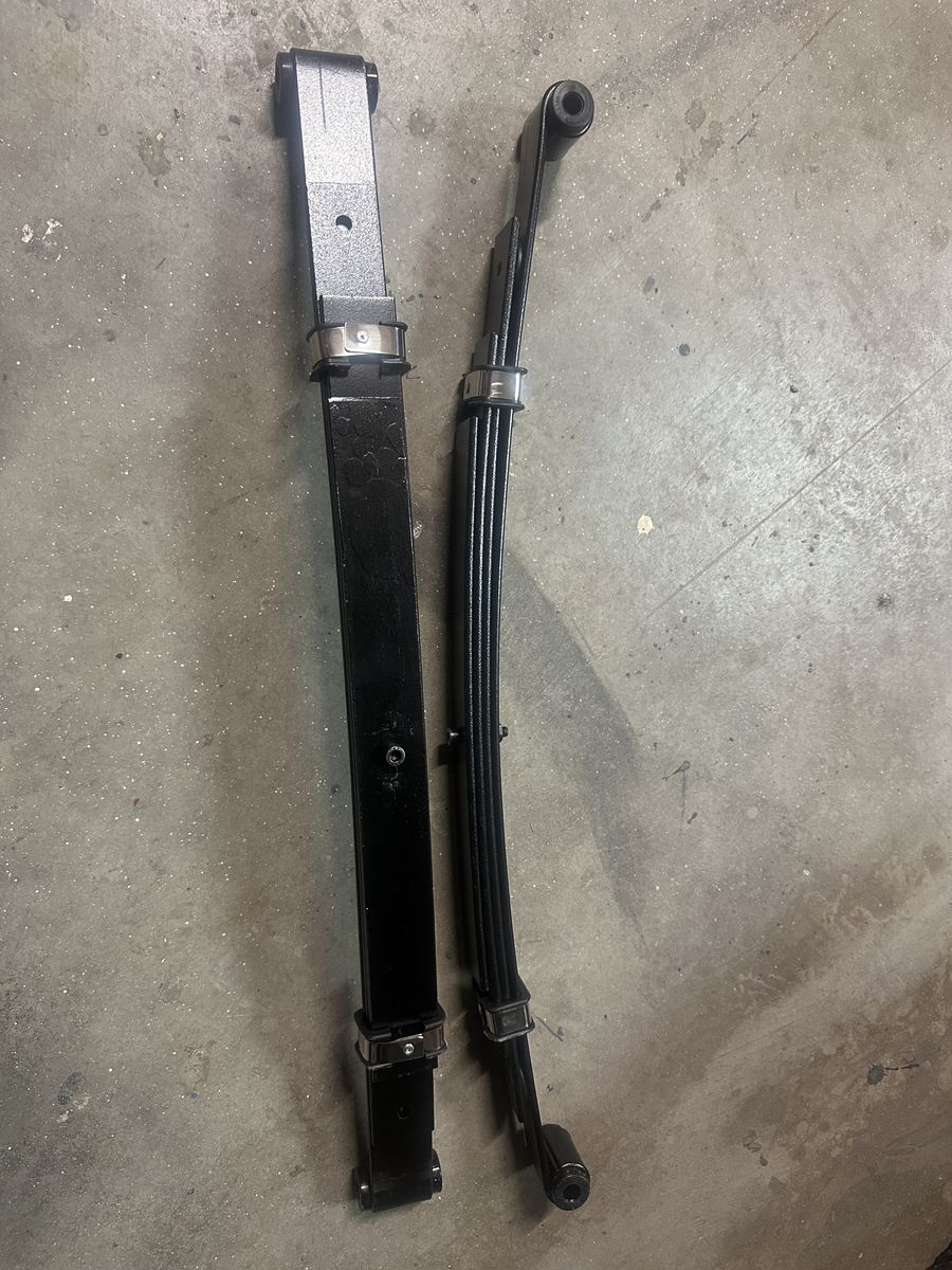 Trailer leaf springs.
