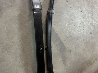 Trailer leaf springs.