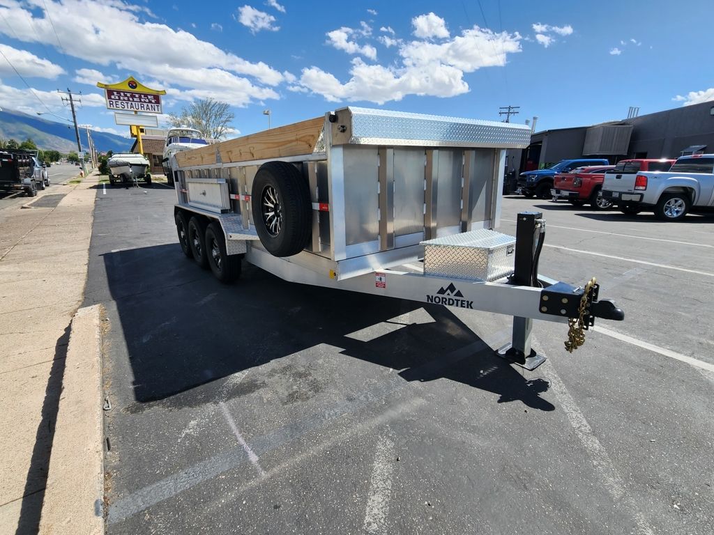 2026 Nordtek Trailers 7X16 21K Triple Axle with Hy