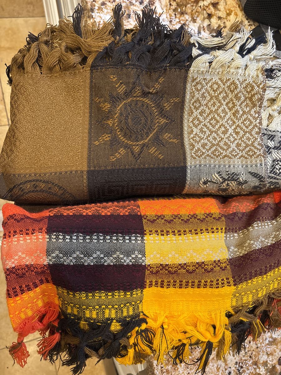 Mexican Table Cloth Or Throw Blanket