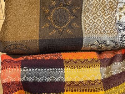 Mexican Table Cloth Or Throw Blanket