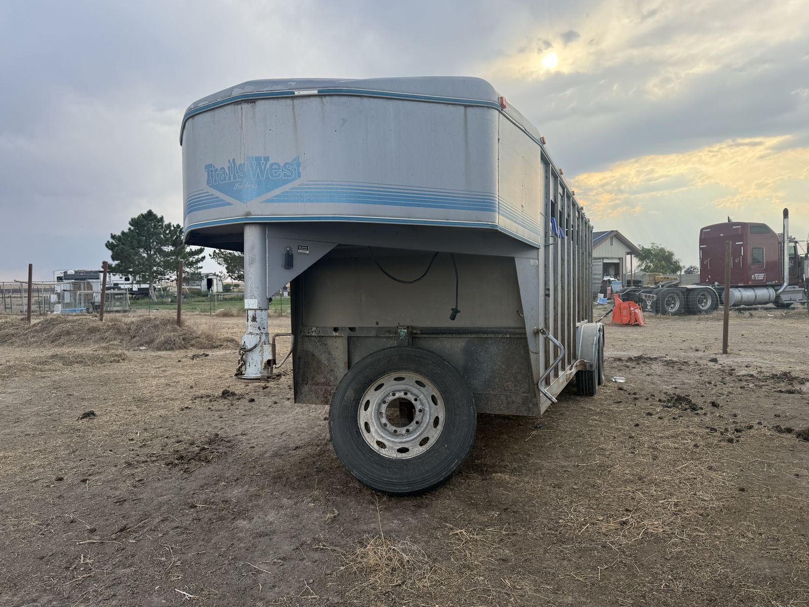 Trails West Gooseneck Stock Trailer - Used