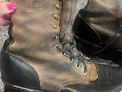 Chippewa men’s leather boots 12 D