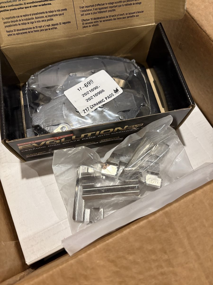 Front Rotors and Pads 01 Buick Regal