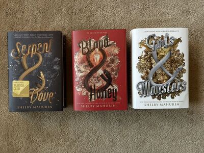 Serpent & Dove Trilogy by Shelby Mahurin (hardcovers—TWO SIGNED)