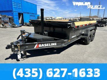 7x14 Diamond C Baseline HDU 207 Dump Trailer - 24" Sides - 14K GVWR