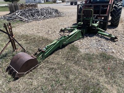 John Deere backhoe