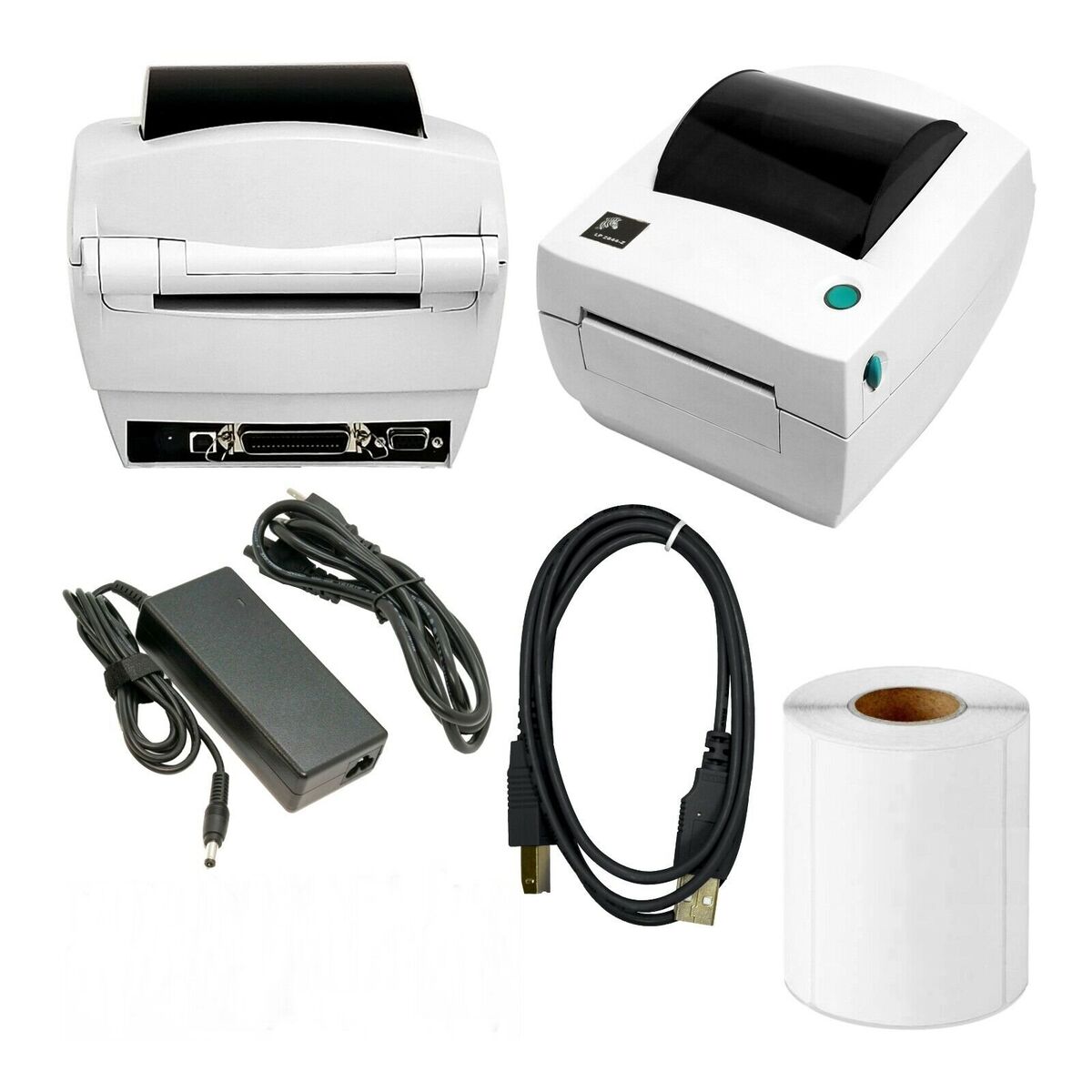 LIKE NEW! Zebra LP2844-Z Complete package Thermal Shipping Label Printer