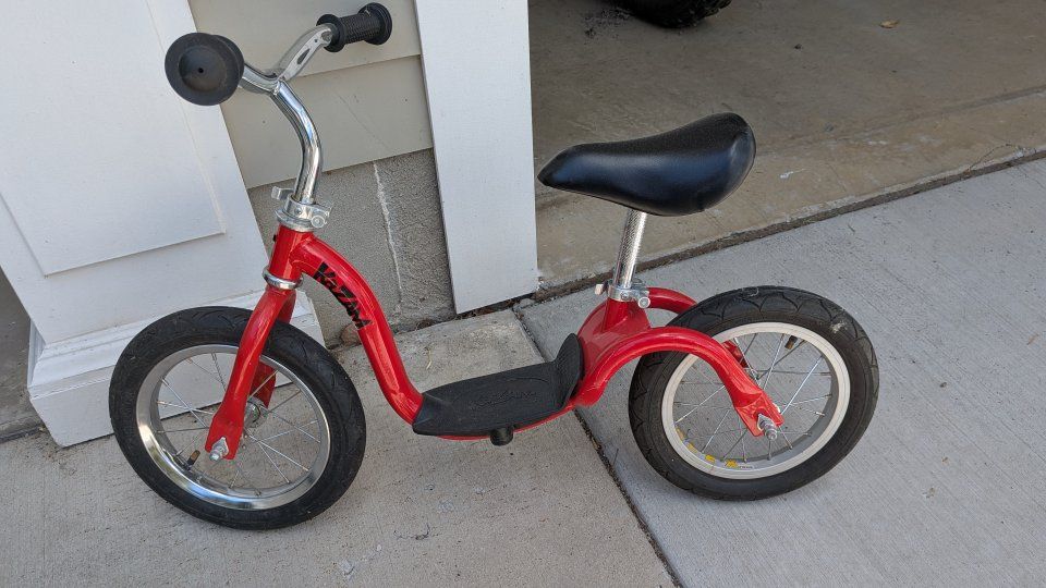 Kazam Red Balance Bike for Kids Used