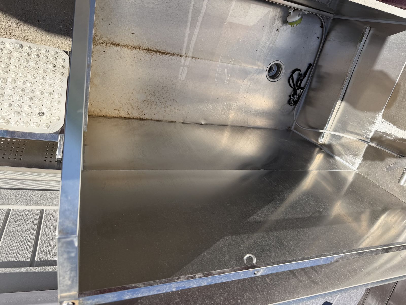 Stainless Steel Dog Bathing Station & Pet Grooming Tub with Ramp