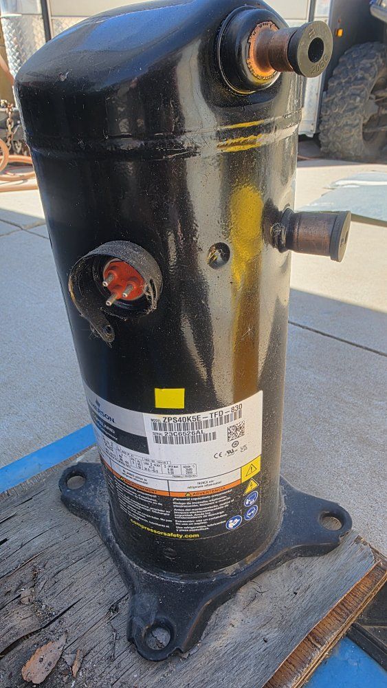 AC compressor Emerson Copeland ZPS40K5E-TFD-830 Scroll Compressor HVAC AC NEW open box. never installed.