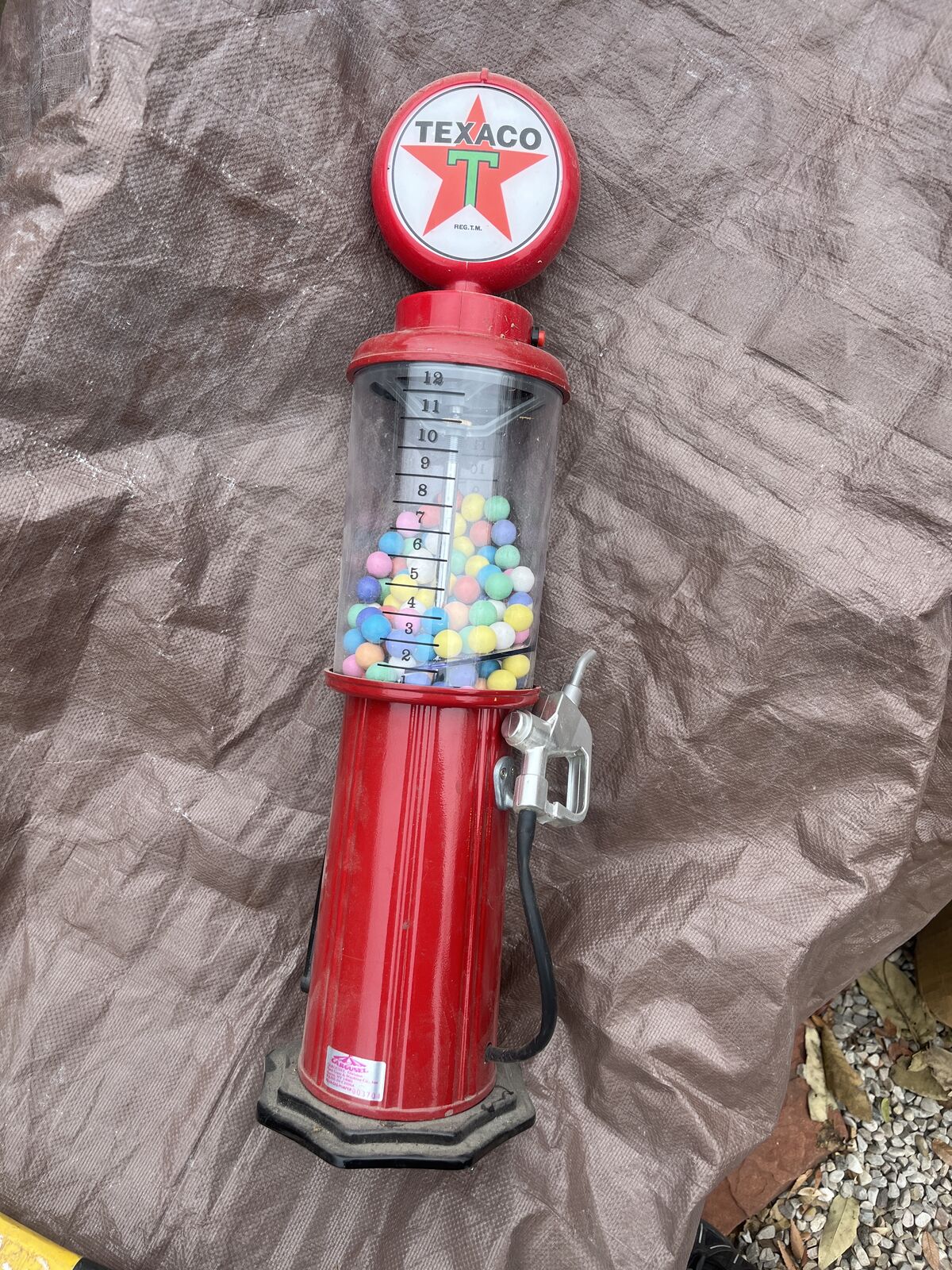 Texaco Gas pump gumball machine