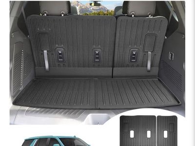 New , All-Weather Cargo & Trunk Mat Set for 2022-2025 Chevy Tahoe/GMC Yukon - Black, Durable Protection