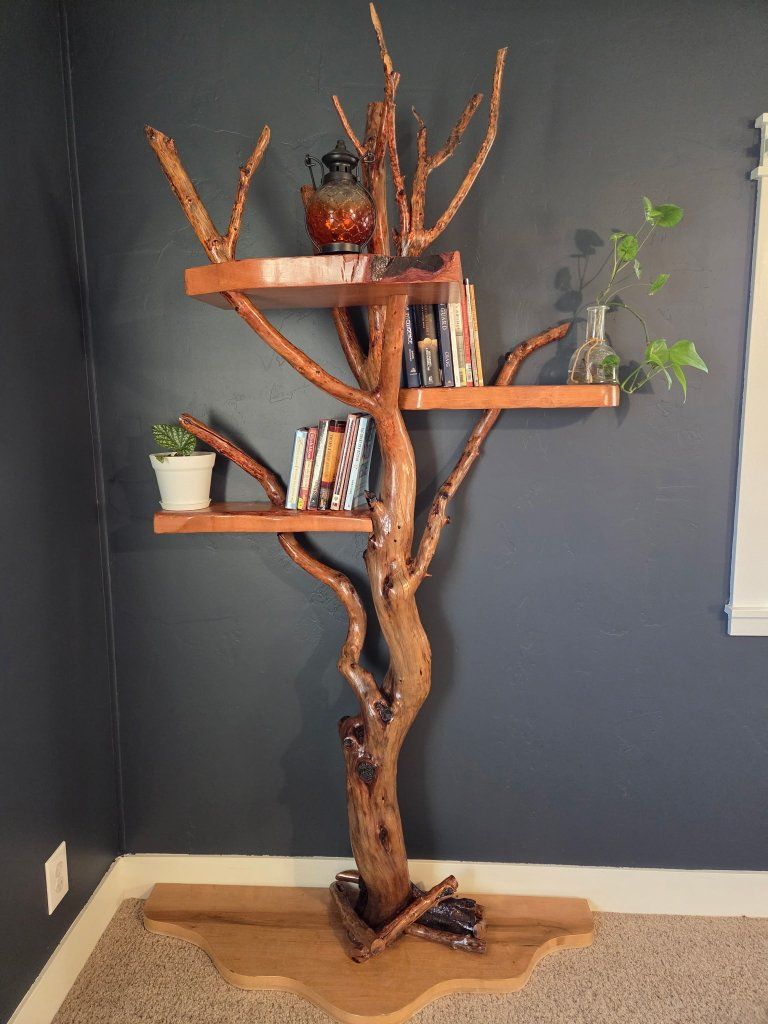 Hard wood Tree shelf