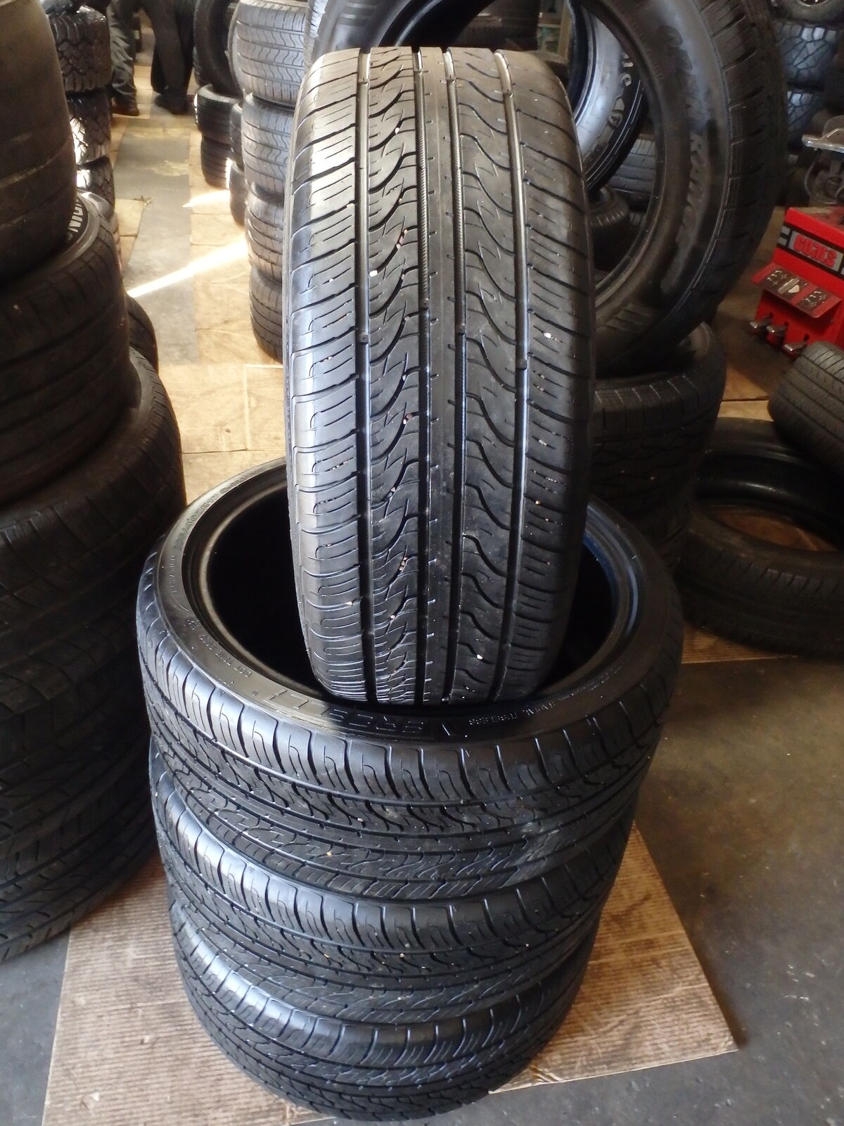 205/40R17 VERCELLI STRADA II SET OF USED TIRES