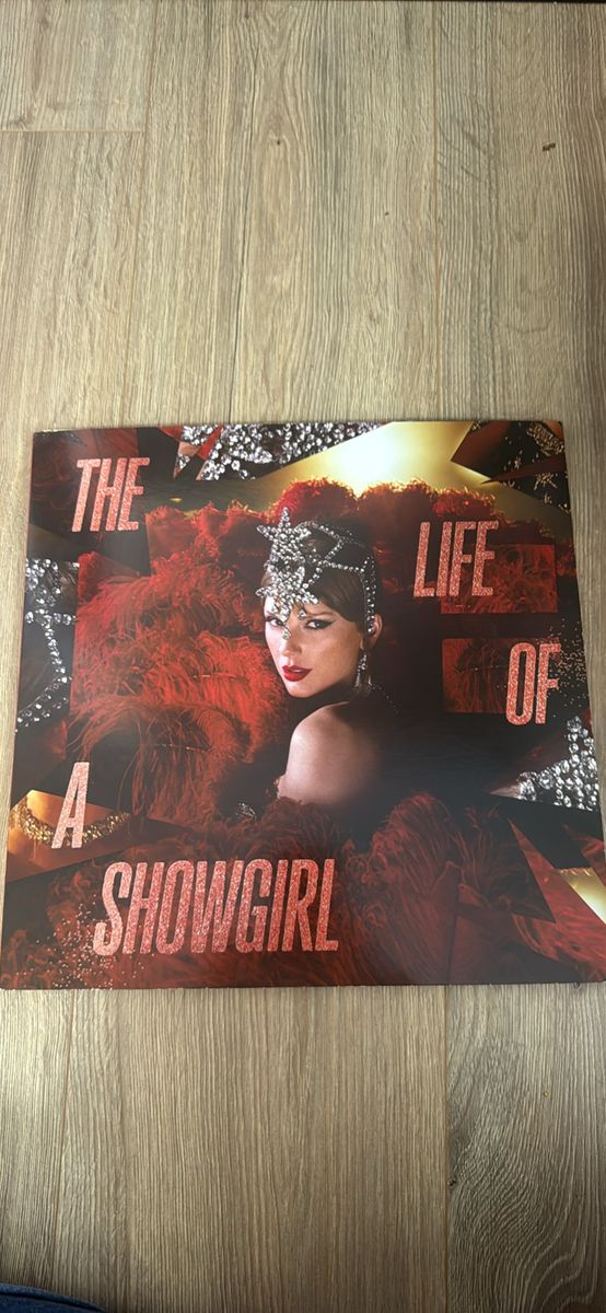 The Life of a Showgirl Lipstick and Lace Vinyl Taylor Swift