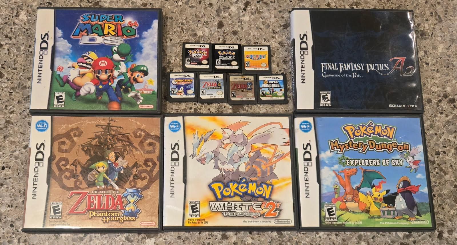 Nintendo Ds game bundle including PokeMon White 2! Trades considered!~
