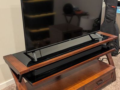 TV, TV stand, and sound bar + subwoofer combo -- moving and everything must go!