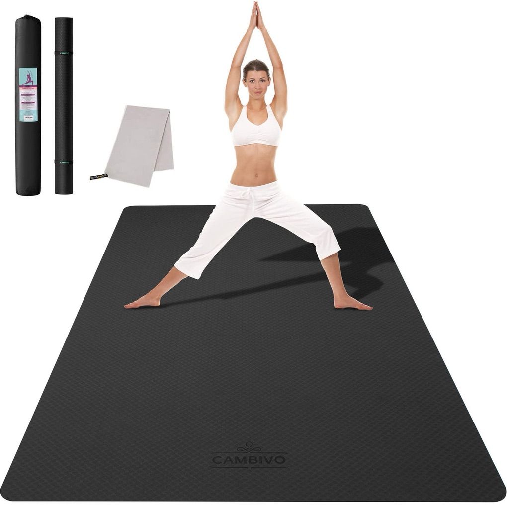 Large Yoga and Exercise Mat Set