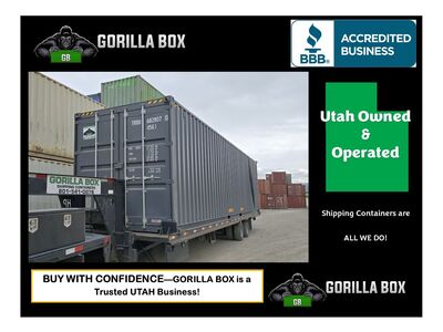 20' and 40' High Cube Shipping Containers. Great Office, Shed, Used and New One Trip Conex, Connex, Storage, Best Price!