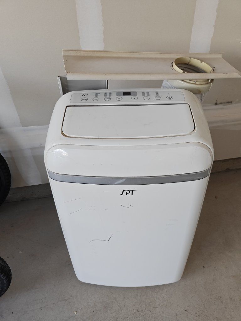 SPT Portable Air Conditioner with Window Vent Kit - White
