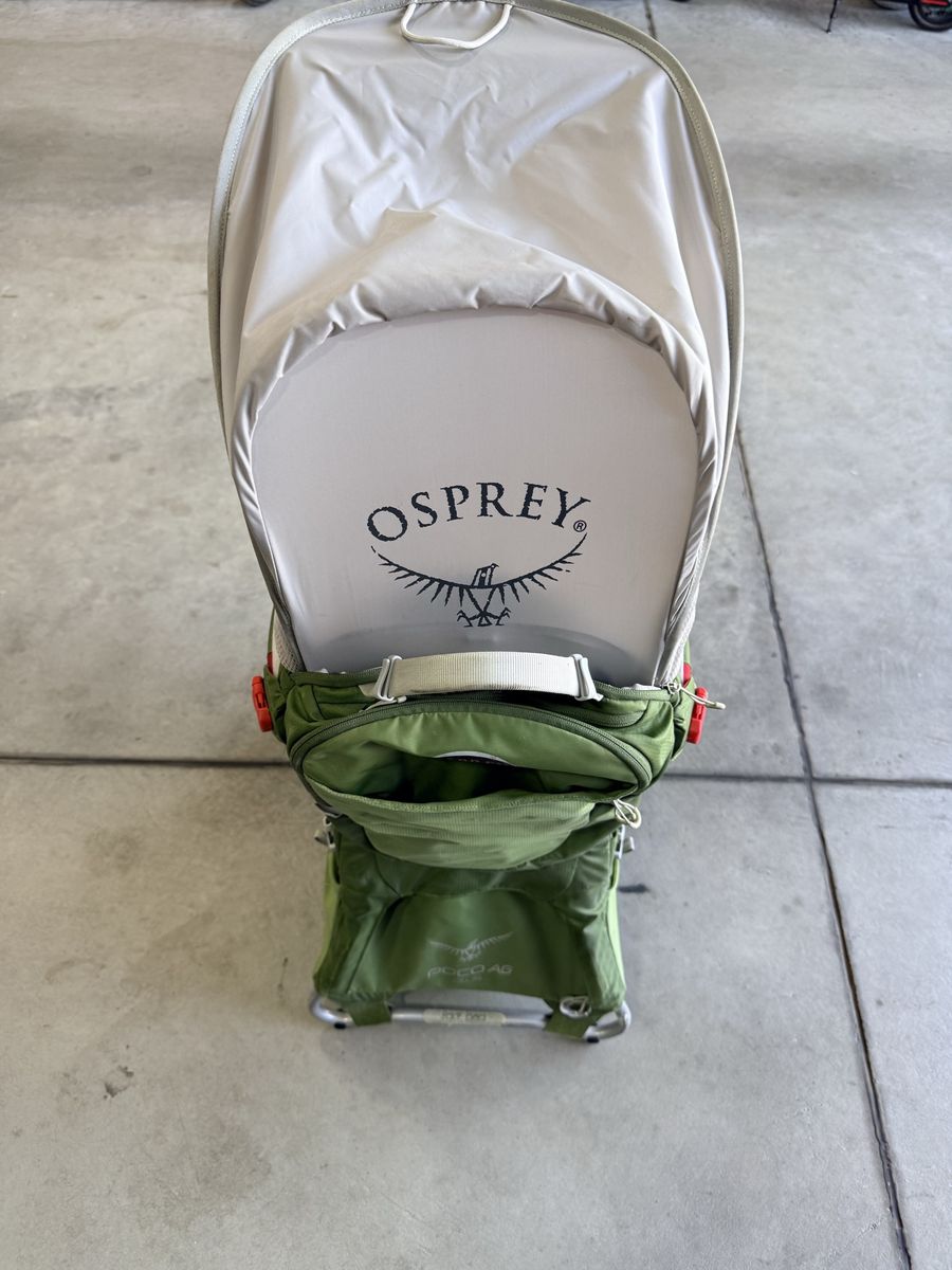 Osprey Poco AG Plus backpack child carrier with sunshade