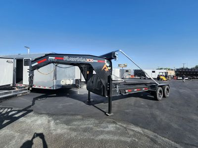 2026 RawMaxx 14' RDX Gooseneck 14K with Hydraulic Jack Roll Off Dump Trailer - BIN NOT INCLUDED