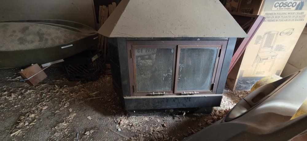 Freestanding Zero Clearance Fireplace