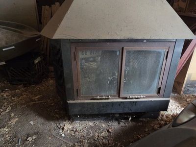 Freestanding Zero Clearance Fireplace