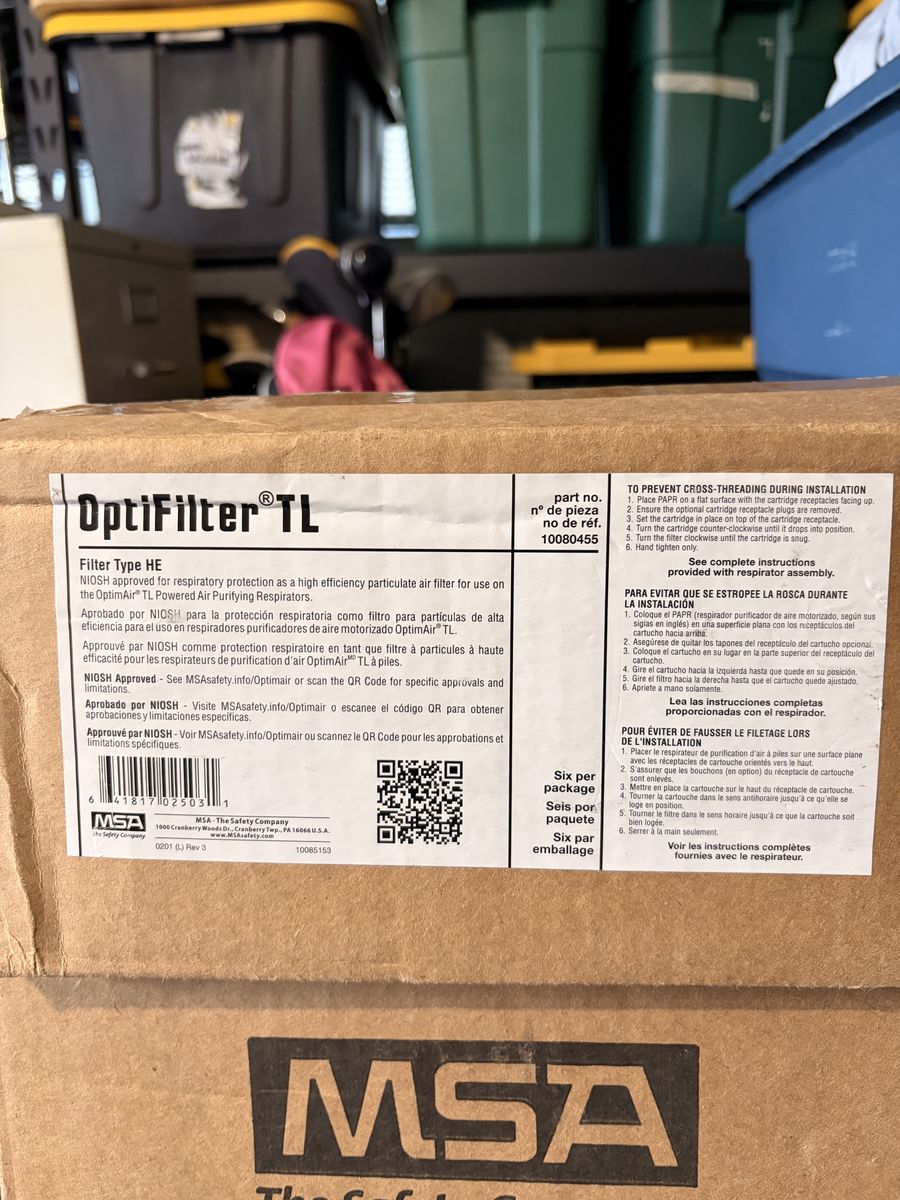 Respirator Filters 6 Pack